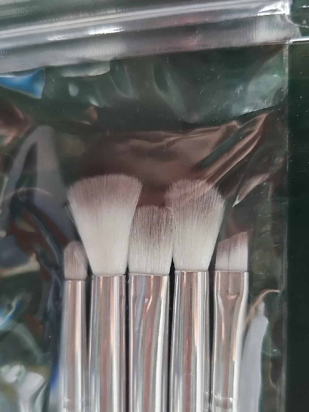 New MOTD Green and Silver Eye & Brow Brush Set